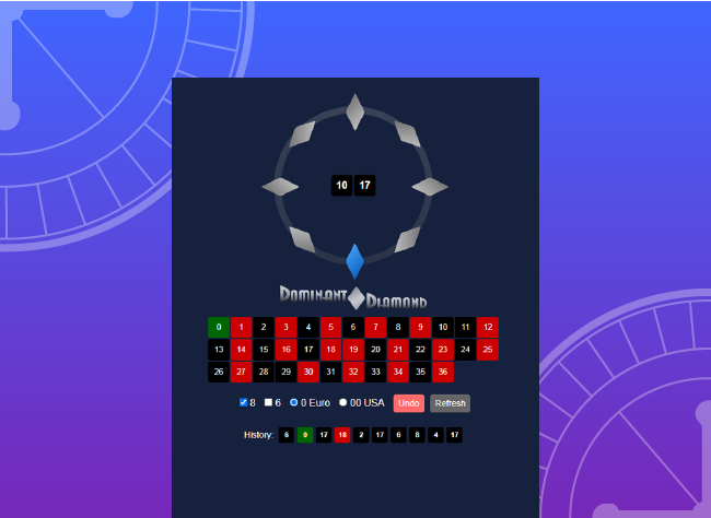Dominant Diamond roulette tool