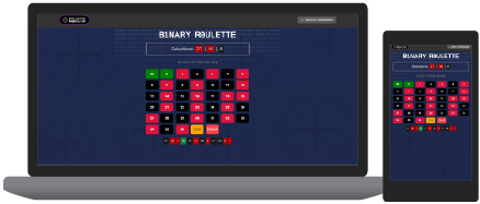 Screenshot of Binary Roulette Tool interface