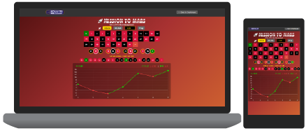 Screenshot of Mission To Mars Roulette Tool interface